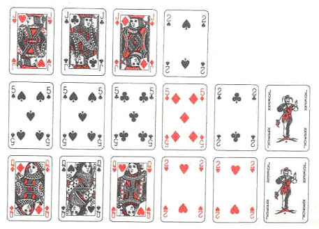 Sets satisfying the requirements of a first combination, worth 50.90. 120 Points.