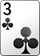 club card of 3