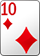 diamond card of 10