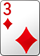 diamond card of 3