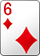 diamond card of 6