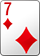 diamond card of 7