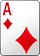 diamond card of Ace