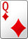 diamond card of Queen
