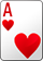 heart card of Ace
