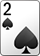 spade card of 2