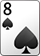 spade card 8